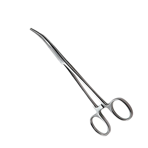 Fórceps de bloqueo de hemostato de alta calidad, 1 Uds., instrumentos curvos dentales quirúrgicos para mosquitos, fórceps para mosquitos de 24 cm - Product Image 1