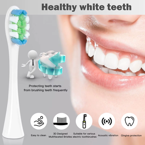 Paquete de 4 Cabezales de Cepillo de Dientes Eléctrico (Cerdas Suaves) con Limpieza Profunda y Precisa para Uso Doméstico, 1 Año de Garantía - Product Image 4