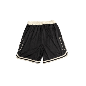 Short de basket-ball personnalisé sergé broderie Vintage pour hommes 5 pouces Double couche maille basket-ball porter des shorts Streetwear - Product Image 2