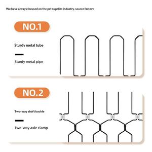 <span class=keywords><strong>Barrière</strong></span> de sécurité pliable en métal pour animaux de compagnie, prix d'usine, pour escaliers, cuisine et portes |   <span class=keywords><strong>Barrière</strong></span> de sécurité pour <span class=keywords><strong>chien</strong></span> de 30 pouces de haut, à fixer au mur à l'intérieur - Product Image 5