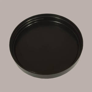 Frasco transparente para mascotas de 5 uds con tapa negra brillante Capacidad de 500ml para crema para el cuidado de la piel de helado y tapa superior de rosca de polvo suelto" - Product Image 5
