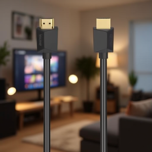   สายเคเบิล 4K พร้อมอีเธอร์เน็ต 5 ม. ชายต่อชาย สีดำ - Product Image 3