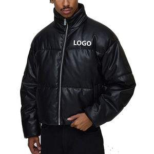 Chaqueta Acolchada Personalizada para Hombre, Estilo Holgado, Resistente al Frío, Impermeable, Ecológica, de Lona, con Frente de Algodón - Product Image 1