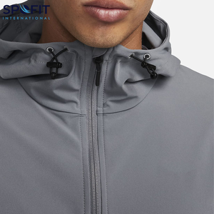 Veste de pluie imperméable à capuche de haute qualité, légère et régulière, design personnalisé, à la mode pour hommes - Product Image 4