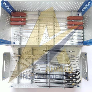 Juego de instrumentos de cirugía de columna cervical Manual reutilizable de alta calidad de acero inoxidable SUAVE INSTRUMENTOS QUIRúRGICOS - Product Image 2