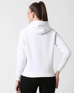 Jersey antiarrugas de moda, ropa deportiva, Top corto con capucha, sudadera de Invierno para mujer, logotipo frontal personalizable, OEM, venta al por mayor - Product Image 3