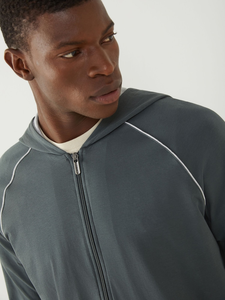 Customized Men Regular Fit Winter Hoodie 100% Cotton Fleece Pullover with Drawstring Solid Color Lightweight & Breathable - Product Image 3