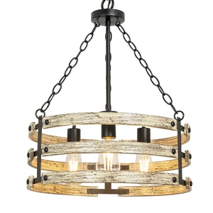 Lustre de ferme moderne Lustre de ferme noir Lustre de ferme classique Minimaliste Lustre de bougie rustique Salle à manger - Product Image 2