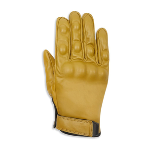 Premium Tan Genuine Leather Motorbike Touring Glove Motorcycle Auto Racing Wear Gloves For Men - Product Image 3