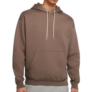 Custom High Quality Blank Oversized Jumper Plus Size <b>Men</b> Clothing <b>Beige</b> Pull Over Heavyweight Cotton <b>Hoodie</b> - Product Image 1