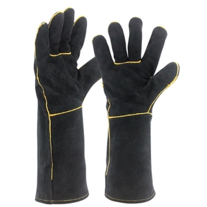 Leather <b>Gloves</b> Safety Working <b>Gloves</b> Pakistan Factory Supplier Industrial Welding <b>Gloves</b> - Product Image 2