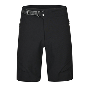 Shorts de cyclisme VTT pour hommes, tissés, taille mi-haute, respirants, séchage rapide, avec ouvertures latérales zippées et passants de ceinture - Product Image 3