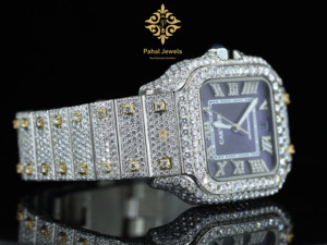 Hip Hop VVS1 D Colour Moissanite Watches Sport Extravagant Iced Out Watch for Men <b>Designers</b> Automatic <b>Mechanical</b> Watches - Product Image 2