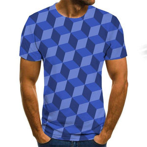 Las camisetas de verano más vendidas para hombre, ropa de gran tamaño a la moda hecha a medida, camisetas impresas por sublimación de Color - Product Image 3