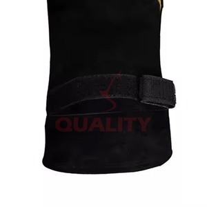 Guantes de soldadura de alta resistencia para protección contra el calor y las llamas Estilo de guantelete de cuero Premium con palma reforzada para trabajo industrial - Product Image 4