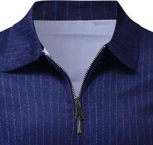 Camiseta Polo manga corta Hombre 100% algodón al por mayor camiseta Golf hombre secado rápido diseño personalizado-tu propia marca patrón sólido - Product Image 5