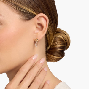 Boucles d'oreilles élégantes pour femmes rondes en laboratoire 925 argent diamant cultivé en laboratoire à la mode balancent conception suspendue cadeaux de fête de mariage - Product Image 2