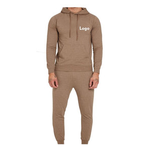 Alta calidad precio más barato algodón polar gimnasio Fitness chándal Jogging trajes para hombres chándales al por mayor - Product Image 1