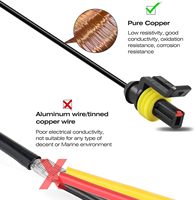16AWG 1 Pinli FPC 10A IP67 Dereceli Güneş Enerjisi Sistemi Su Geçirmez Araç Kablo Konnektörleri Hızlı Bağlantı Kesme 1 Yollu Terminal Fişi