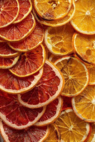 Rebanada de naranja seca de primera calidad, fruta deshidratada ecológica para decoración de postres de infusión de té y salud diaria
