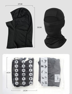 2025หน้ากากสกีกัน UV หมวกกันแดดนินจา shiesty ผ้าโพลีเอสเตอร์แบบเต็มหน้าสำหรับใส่เล่นกีฬาขี่จักรยานมอเตอร์ไซค์ - Product Image 2