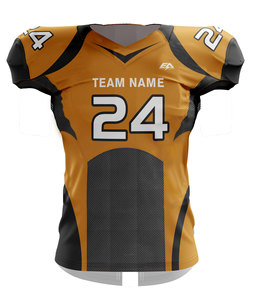 Custom American Football Jersey Polyester Spandex Training <b>Top</b> with Number Pattern Color Customization Logo Pack Pcs MOQ Sport - Product Image 1