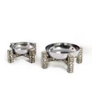 Cuencos redondos de madreperla altamente decorativos para servir, ensaladeras de mesa ecológicas, colecciones impresionantes - Product Image 1