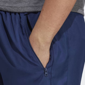 Men's Solid Navy Blue <b>Bermuda</b> <b>Shorts</b> Elastic Waist Quick Dry Woven Polyester Casual Style Mid Rise - Product Image 6