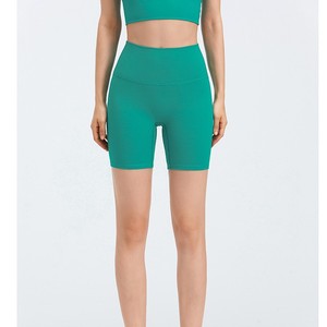 กางเกงโยคะเอวสูงผ้าสแปนเด็กซ์โพลีเอสเตอร์เซ็กซี่ลายพื้นขนาด XXL เลกกิ้งยาว - Product Image 5