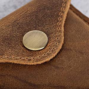 Tarjetero de negocios de cuero para hombre o mujer, billetera para tarjetas de crédito, para su bolsillo o monedero - Product Image 1