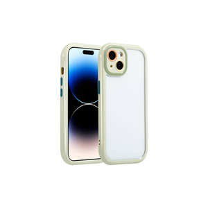 Netzy Green for iPhone 14 Plus <b>Case</b> SAFA Vitamin Silicone Cover with Camera Protection Anti-Fingerprint PC Material - Product Image 1
