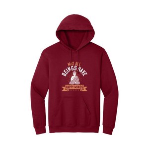 Mélange de coton lourd GSM 260-300 + poche kangourou bouddha thème poitrine impression personnalisable couleur Design placement hiver Logo avant - Product Image 6