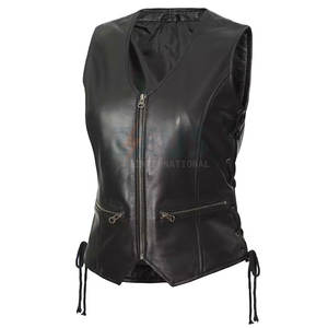 Chaleco de Cuero de Primera Calidad para Hombre, Precio Razonable, Venta al Por Mayor, Último Diseño, Chaleco de Cuero Transpirable para Venta en Línea - Product Image 6