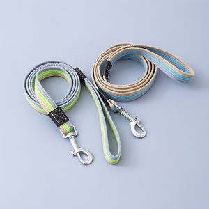 Gran oferta, juego de correa de lona duradera de alta calidad para mascotas, herramienta de entrenamiento para perros de liberación rápida con bufanda de piel, decoraciones de remache de encaje - Product Image 4