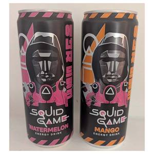 Bebida energética de 330ml con mango de juego de calamar al mejor precio para venta al por menor, venta de supermercados, exportación, pedidos al por mayor, suministro de etiquetas OEM - Product Image 5