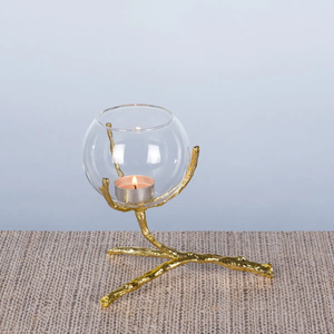 แท่นวางธีมที่มีเอกลักษณ์พร้อมเชิงเทียนตกแต่งทาสีทำด้วยมือทำจากโลหะอลูมิเนียม - Product Image 1