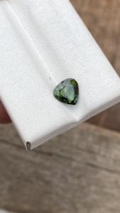 Solo en mi tienda, 7 MM, certificado, Color más raro de tanzanita Natural, piedra cortada en forma de corazón, zoisita Natural, lupa limpia de 1,34 quilates - Product Image 4