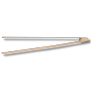 Pinzas de Cocina de Madera de Haya de 50 cm, Largas, sin Acabado, para Asar, Venta al por Mayor, Grabado de Logotipo Personalizado - Product Image 3