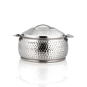 Casseroles en acier de haute qualité en or et argent Design moderne chauffe-plats en métal et marmite avec couvercle pour plat de service en gros - Product Image 2