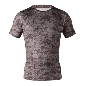 Camiseta Deportiva Personalizada con Transferencia Térmica para MMA y BJJ, Protección UPF50, Transpirable, OEM, Manga Corta para Hombre, Ecológica, 100% Poliéster - Product Image 1
