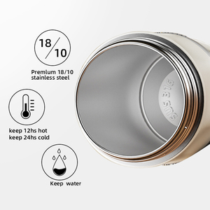 COCOSMILE Two Drinking Option OEM Laser Logo Coffee Drinkware Mini Modern Insulated Stainless Steel Thermal Coffee <strong>Cups</strong> - Product Image 6