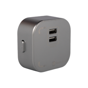 Vente en gros Prise murale moderne 16A grise encastrée en plastique Prise de terre USB pour rail de 1 mètre EU UK Acier Cuivre sur rail - Product Image 2