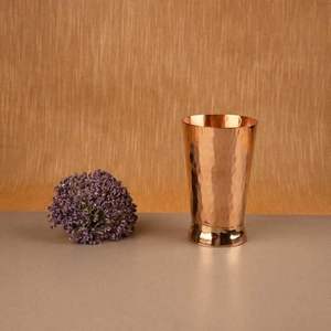 Vaso de Cobre Natural Pulido a Mano, Ecológico, de Gran Capacidad para un Consumo de Agua Saludable, Precio al por Mayor en India - Product Image 5