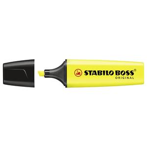 Pour STABILO, pour le surligneur jaune Stabilo Boss, lot de 10 - Product Image 1