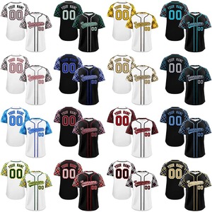 Styles légers à deux boutons de haute qualité T-shirts à manches courtes pour hommes Logo personnalisé Maillot de baseball et de softball pour garçons - Product Image 2