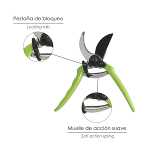 Forbici da Potatura a Una Mano 200 mm PTFE. - Product Image 3