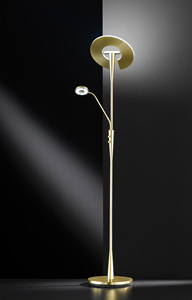 Lampada da terra a LED Quebec 34W+5,5W dimmerabile (Trio Lighting 422710308) - Product Image 3