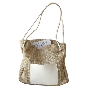 Sac de paille tissé à une épaule pour dames Sac tissé à la main Sac de paille Crochet Macramé Sacs de plage directement du fournisseur indien - Product Image 1