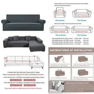 Jacquard Stretch Modern Polyester Couch bezug Universal Sofa bezüge Hund Katze Haustiere Freundliche wasch bare Sofa Schon bezüge - Product Image 5