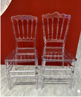 Chaises de banquet transparentes en acrylique pour événements, chaises Chiavari pour mariage